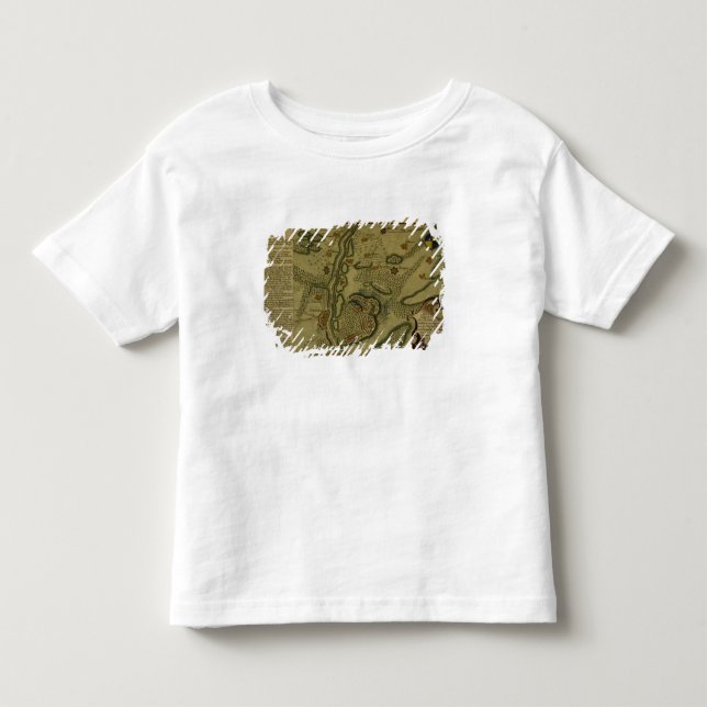 Camiseta De Bebé Plan de la batalla de Kunersdorf (Anverso)