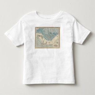 Camiseta De Bebé Plan de la ciudad de Jeffersonville y de la