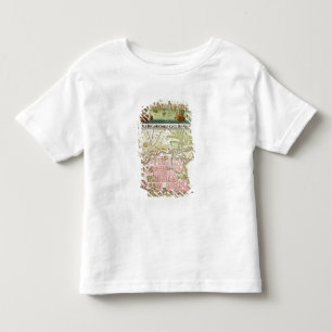 Camiseta De Bebé Plan de la ciudad de La Rochelle, 1736