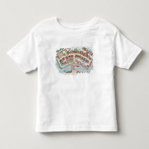 Camiseta De Bebé Plan de la fábrica holandesa en la isla de Desima