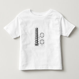 Camiseta De Bebé Plan de la pagoda en Kew, de la 'Anglo-Ji de