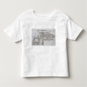 Camiseta De Bebé Plan de los jardines y del Chateau incluidos de