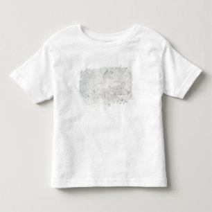 Camiseta De Bebé Plan de Sydney con Pyrmont, Nuevo Gales del Sur,