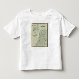Camiseta De Bebé Plan del La Fayette con la ciudad del terreno de