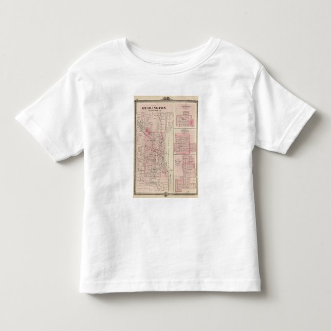 Camiseta De Bebé Planes de Burlington, pradera (Anverso)