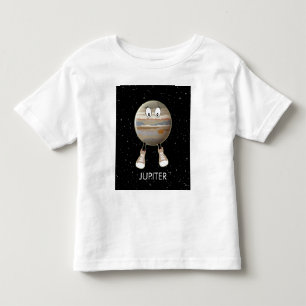 Camiseta De Bebé Planeta Júpiter y estrellas