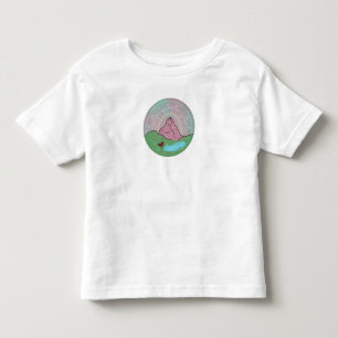 Camiseta De Bebé Planeta natal de Mothman   Arte cósmico de folclor