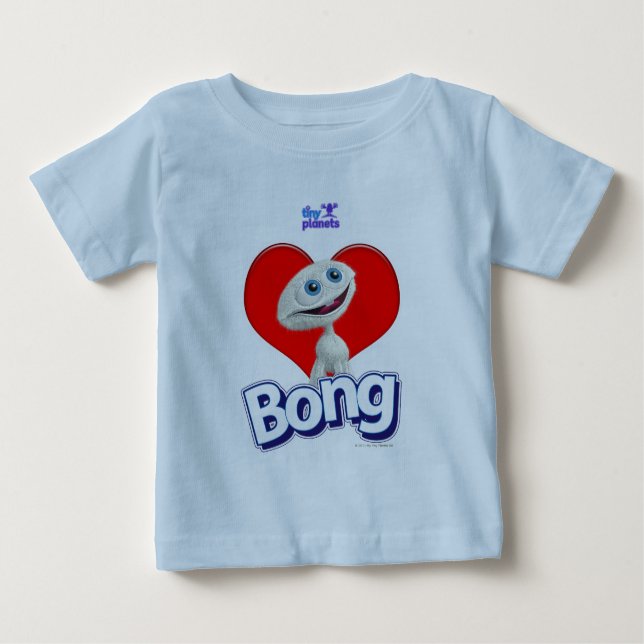 Camiseta De Bebé Planetas minúsculos - el amor de I Bong (Anverso)