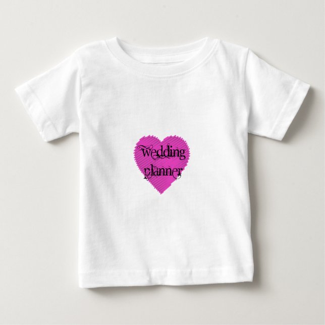 Camiseta De Bebé Planificador de bodas (Anverso)