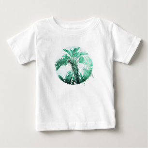 Camiseta De Bebé Planta de banana de hoja verde