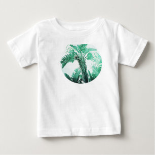 Camiseta De Bebé planta de banana de hoja verde