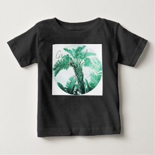 Camiseta De Bebé Planta de banana de hoja verde