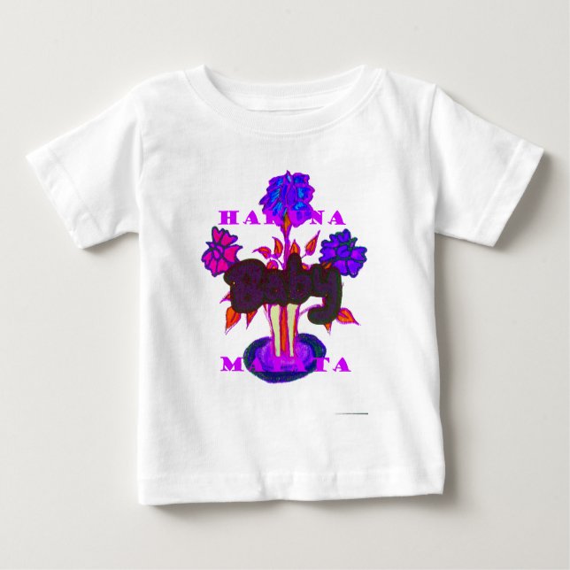 Camiseta De Bebé Planta de bebés Hakuna Matata regalos.png (Anverso)