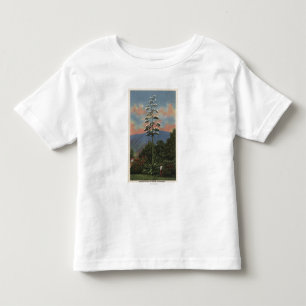 Camiseta De Bebé Planta de CaliforniaCentury en la floración