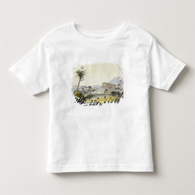 Camiseta De Bebé Plantación del azúcar, Antillas (grabado del (Anverso)