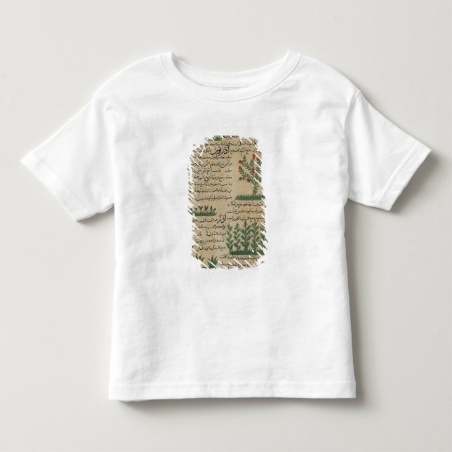 Camiseta De Bebé Plantas botánicas, ilustracion del ' (Anverso)