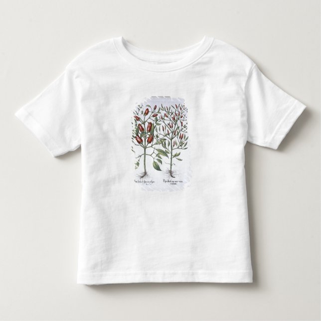 Camiseta De Bebé Plantas de la pimienta de chiles, del 'Hortus (Anverso)