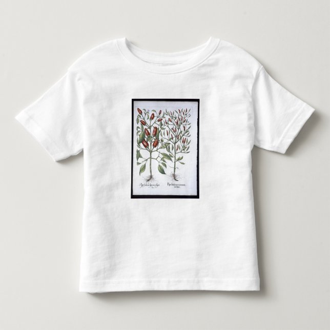 Camiseta De Bebé Plantas de la pimienta de chiles, del 'Hortus (Anverso)