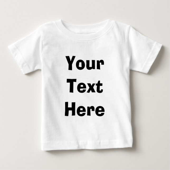 Camiseta De Bebé Plantilla (Anverso)