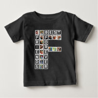 Plantilla de Collage de fotos de los mejores amigo