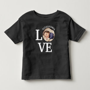 Camiseta De Bebé Plantilla de fotografía de amor de Personalizados 