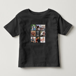 Camiseta De Bebé Plantilla de fotografía personalizada "Somos famil