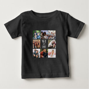 Camiseta De Bebé Plantilla de fotografía personalizada "Somos famil
