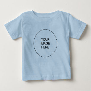 Camiseta De Bebé Plantilla de texto de imagen de personalizable de 