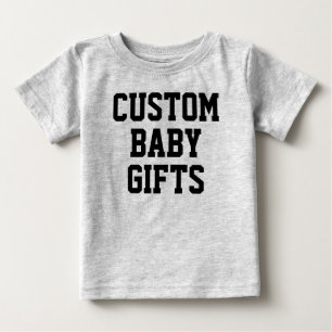 Camiseta De Bebé Plantilla en blanco de regalos para bebé de Perso