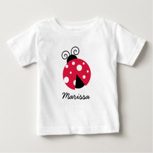 Camiseta De Bebé Plantillas personalizadas de Ladybug