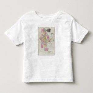 Camiseta De Bebé Plat de la ciudad de la salina, Kansas