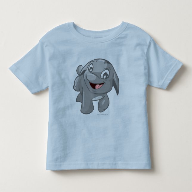 Camiseta De Bebé Plata de Poogle (Anverso)