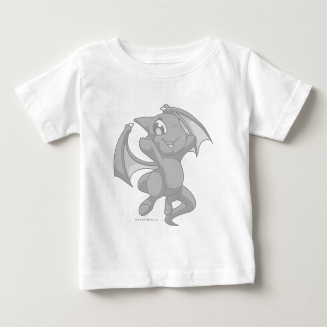 Camiseta De Bebé Plata de Shoyru (Anverso)