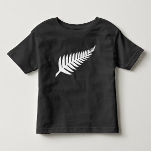 Camiseta De Bebé Plata Fern de Nueva Zelanda