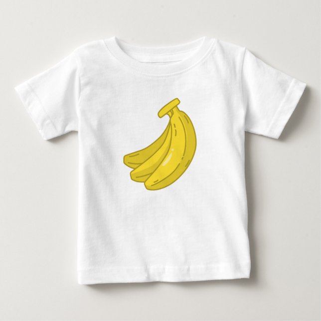 Camiseta De Bebé Plátano (Anverso)