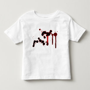 Camiseta De Bebé Plátano de sangre del diseñador