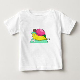 Camiseta De Bebé Plátano en Fitness de Yoga