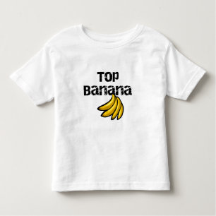 Camiseta De Bebé Plátano superior