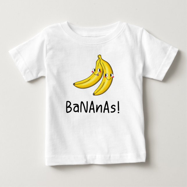 Camiseta De Bebé ¡Plátanos! (Anverso)