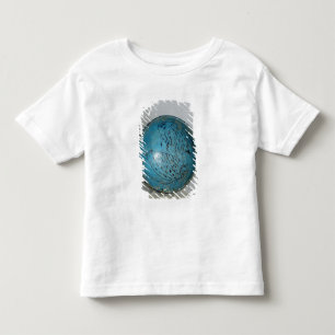 Camiseta De Bebé Plato adornado con los pescados (faience)