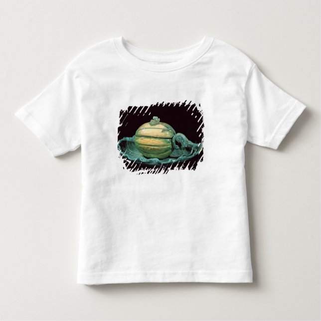 Camiseta De Bebé Plato vegetal bajo la forma de calabaza (Anverso)