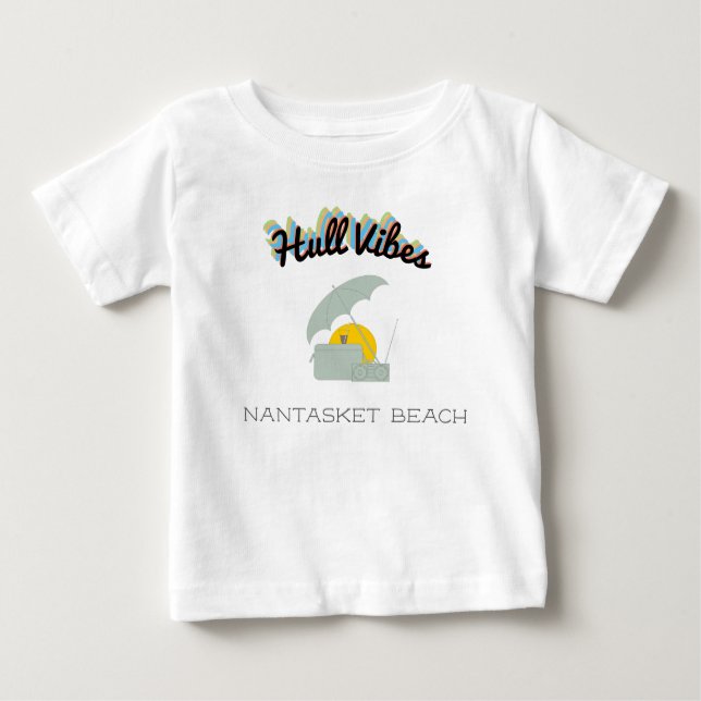 Camiseta De Bebé "Playa #9 de Nantasket de la sensación del casco" (Anverso)
