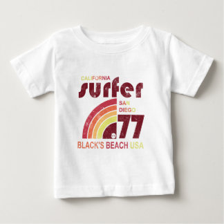 Camiseta De Bebé playa California de los negros