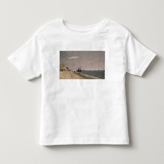 Camiseta De Bebé Playa de John Constable el | Brighton con los (Anverso)