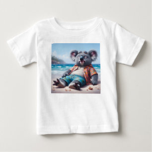 Camiseta De Bebé Playa de Koala