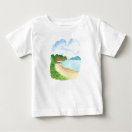 Camiseta De Bebé Playa de la costa marina