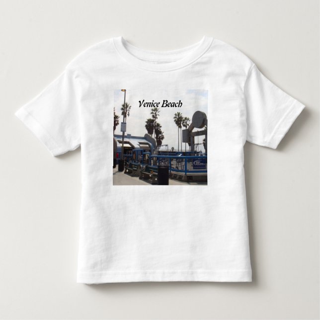 Camiseta De Bebé Playa de Venecia, California (Anverso)