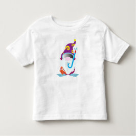 Camiseta De Bebé Playa divertida de Gnome Snorkeling