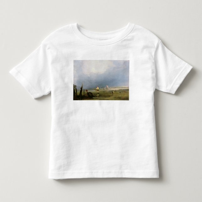Camiseta De Bebé Playa en Shoreham (Anverso)