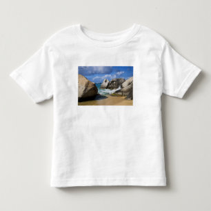 Camiseta De Bebé Playa en Virgin Gorda, Islas Vírgenes Británicas